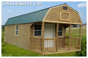 Lofted Garden Shed